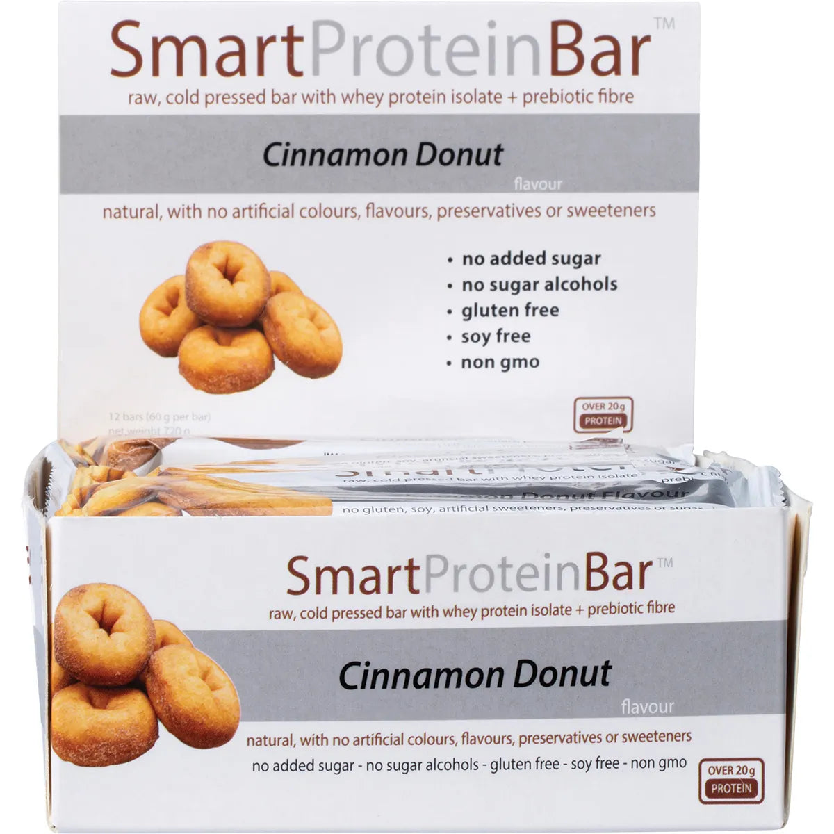 SMART PROTEIN BAR Cinnamon Donut Protein Bar 12x60g
