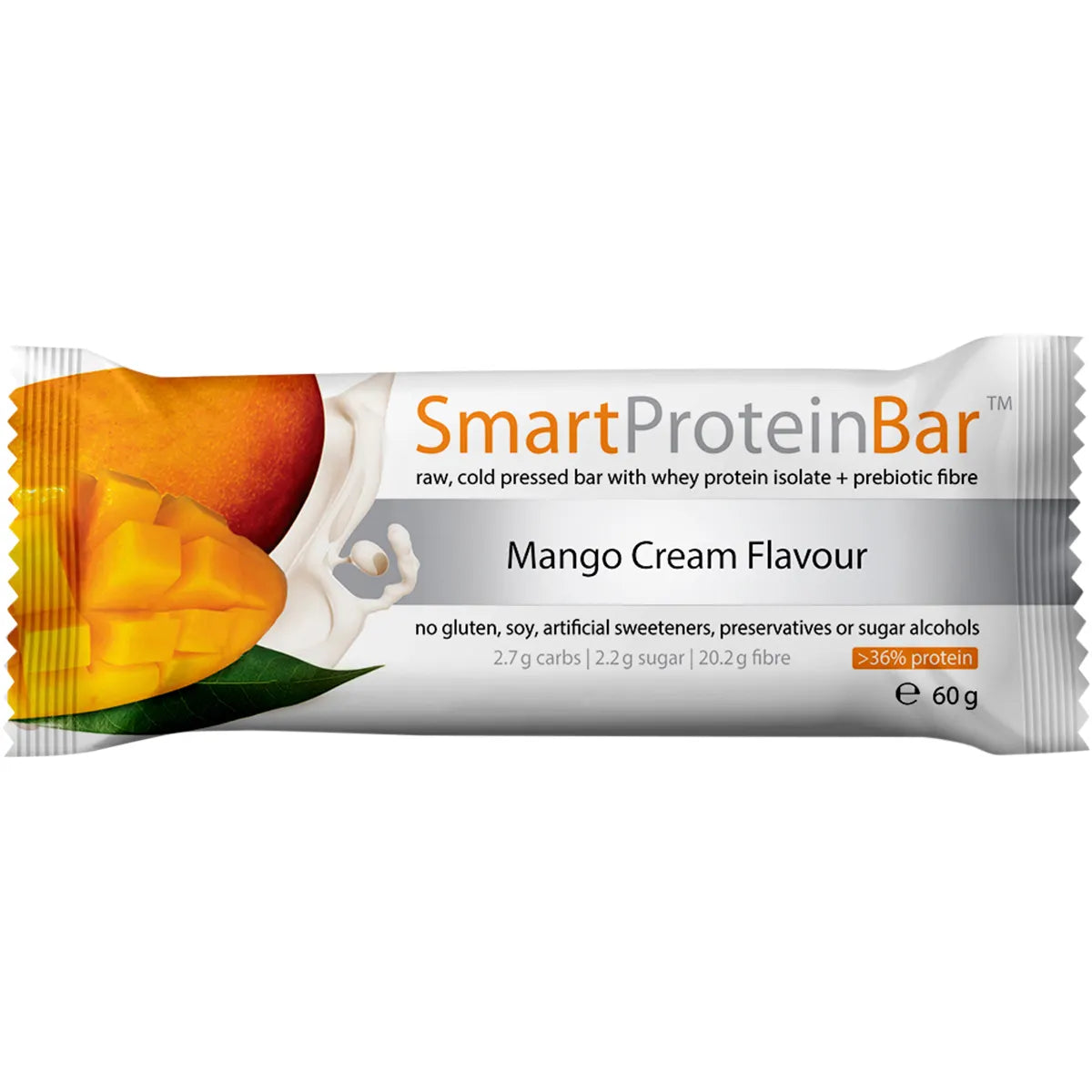 SMART PROTEIN BAR Mango Cream Protein Bar 12x60g