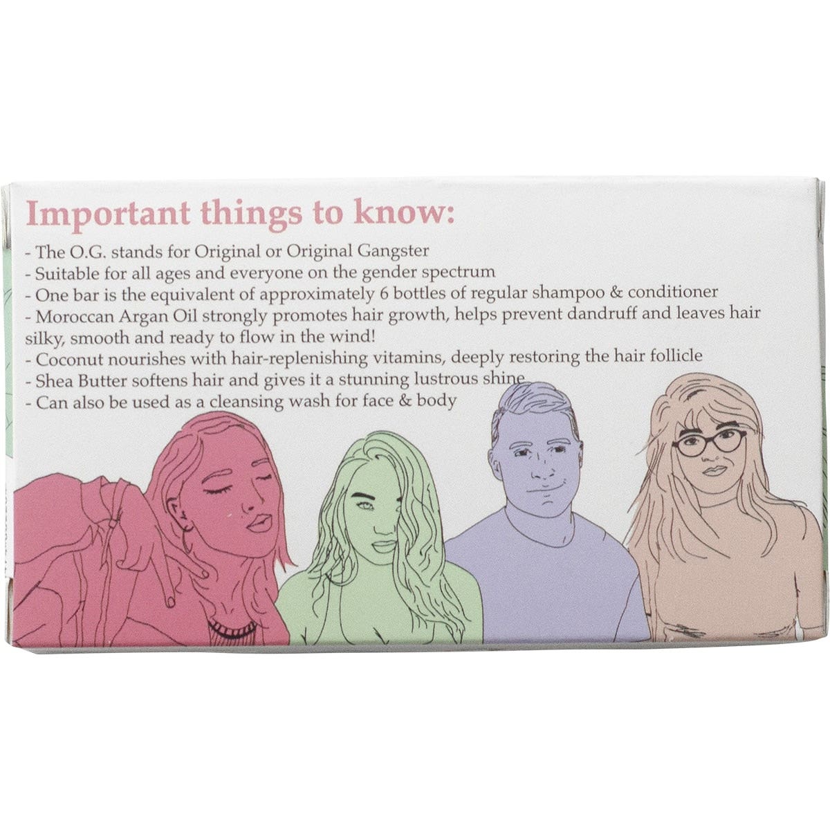 SHAMPOO WITH A PURPOSE Shampoo & Conditioner Bar The O.G. - For All Hair Types 135g