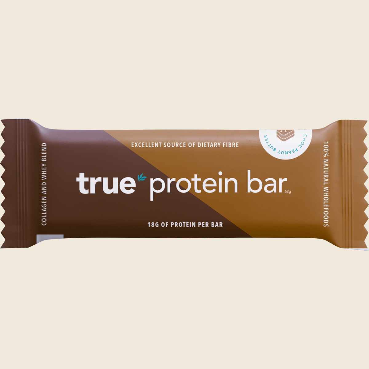 True Protein Protein Bar Choc Peanut Butter 12x63g