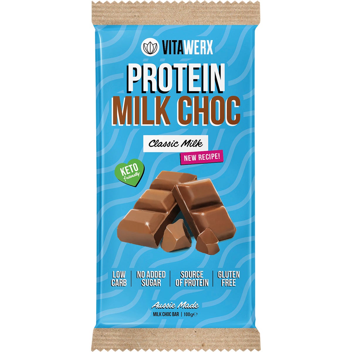 Vitawerx Protein Milk Choc Bar 12x100g