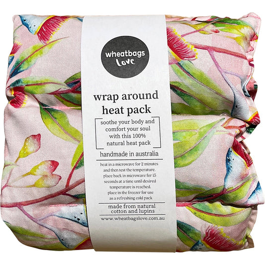 WHEATBAGS LOVE Wrap Around Heat/Cold Pack Gum Blossom