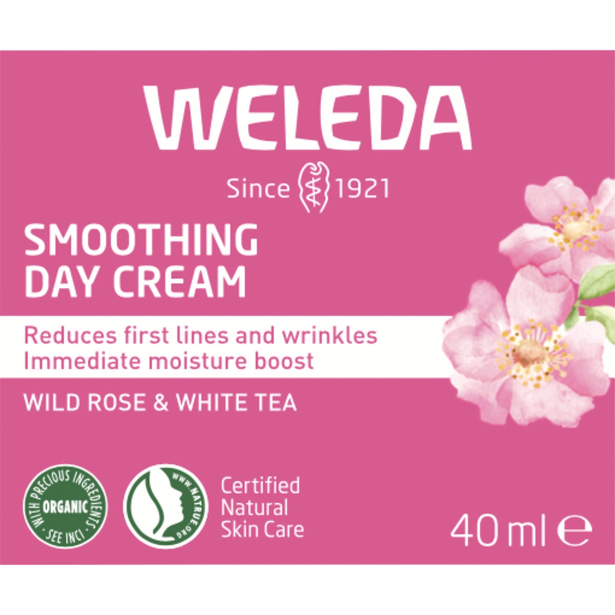 Weleda Smoothing Day Cream Wild Rose & White Tea 40ml