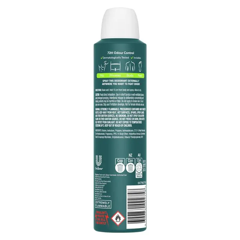 Rexona Men Deodorant Aerosol Active Fresh 230ml