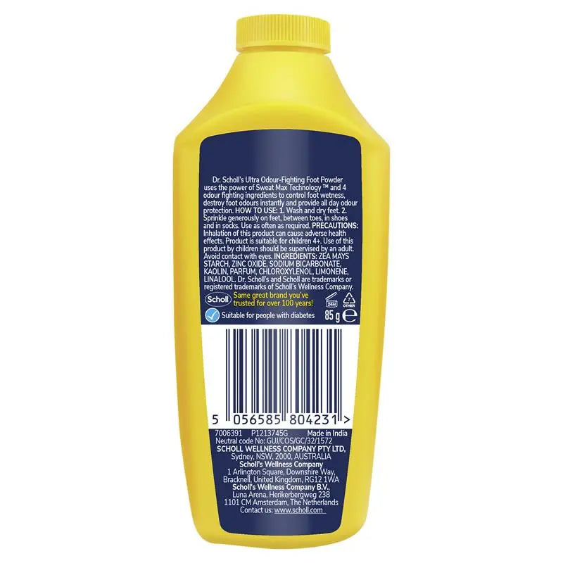 Dr.Scholls Ultra Odour-Fighting Foot Powder 85g