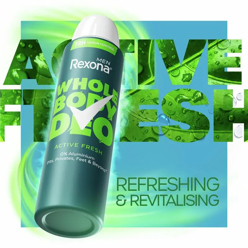 Rexona Men Deodorant Aerosol Active Fresh 230ml