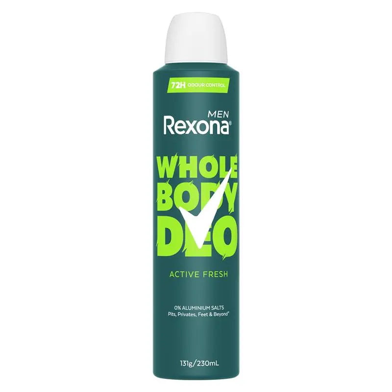 Rexona Men Deodorant Aerosol Active Fresh 230ml