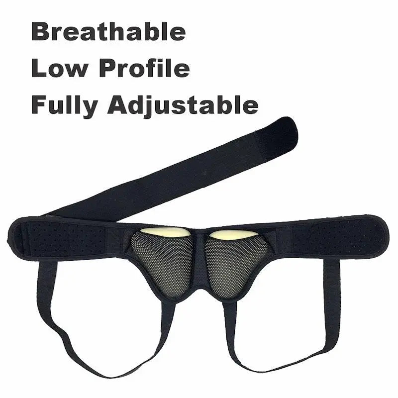 Bodyassist Inguinal Double Sided Hernia Belt Black Large/X-large