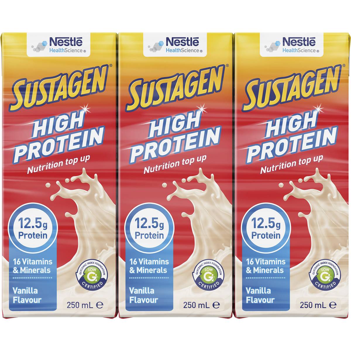 Sustagen Rtd Vanilla 250ml 3pk
